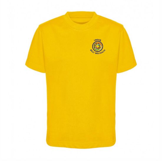 Picture of Ysol Bro Brynach Yellow PE T-Shirt